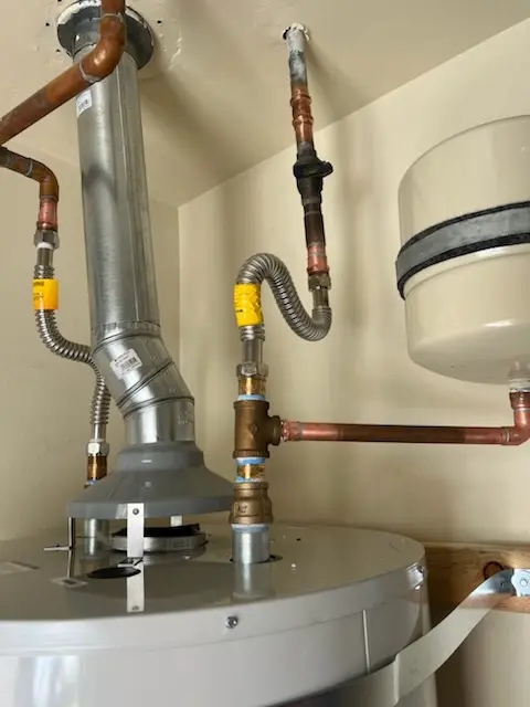 Water heater installation and plumbing repair in Parker